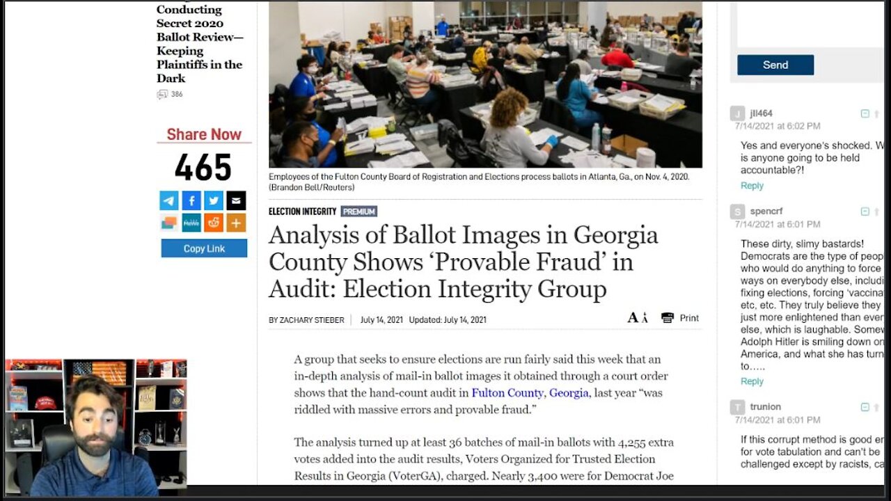 'Provable Fraud' Found In Hand Recount Of Fulton Co., GA | TRUMP REACTS!