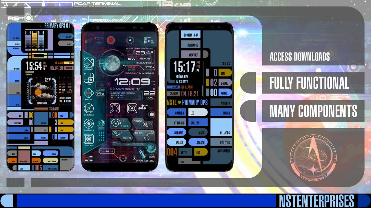 TREK Apps by NSTEnterprises (Not official Star Trek, "LCARS" or affiliated with CBS or Paramount)