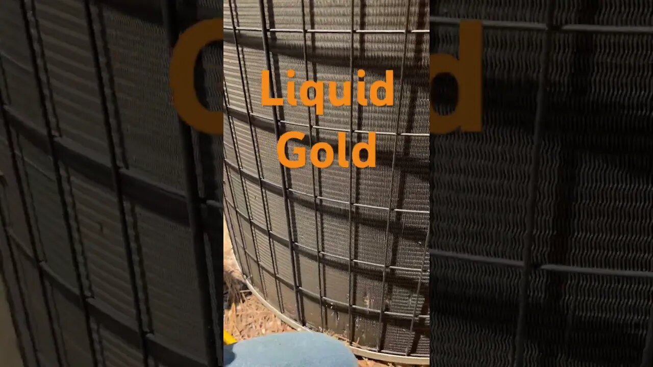 Liquid Gold #hvacguy #hvaclife #hvac #hvactrainingvideos #airconditioner #r22 #furnace #heatpump