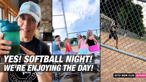 It's Ketones And Softball Night! | KETO Mom Vlog