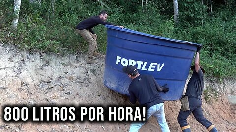 Conseguimos levar água no topo do terreno! - Rancho SV