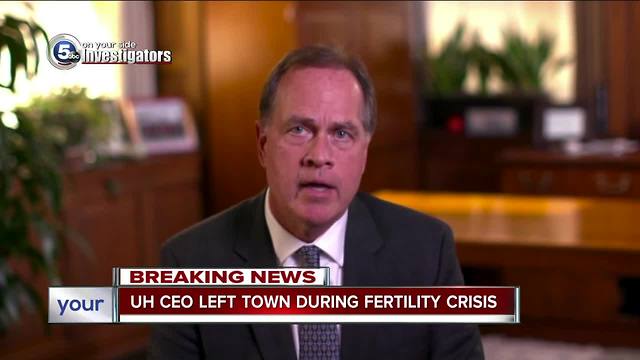 University Hospitals CEO left as fertility clinic crisis unfolded