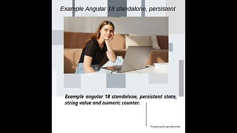 example angular 18 standalone, ngrx store, persistent state, string value and counter state