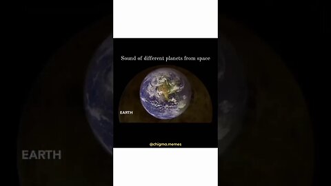 Different Sound Of Different Planets . #shorts