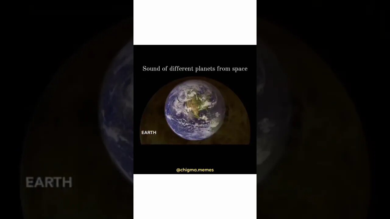 Different Sound Of Different Planets . #shorts