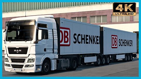 MAN TGX transporting Smoked Fish | Euro Truck Simulator 2 Gameplay "4K"