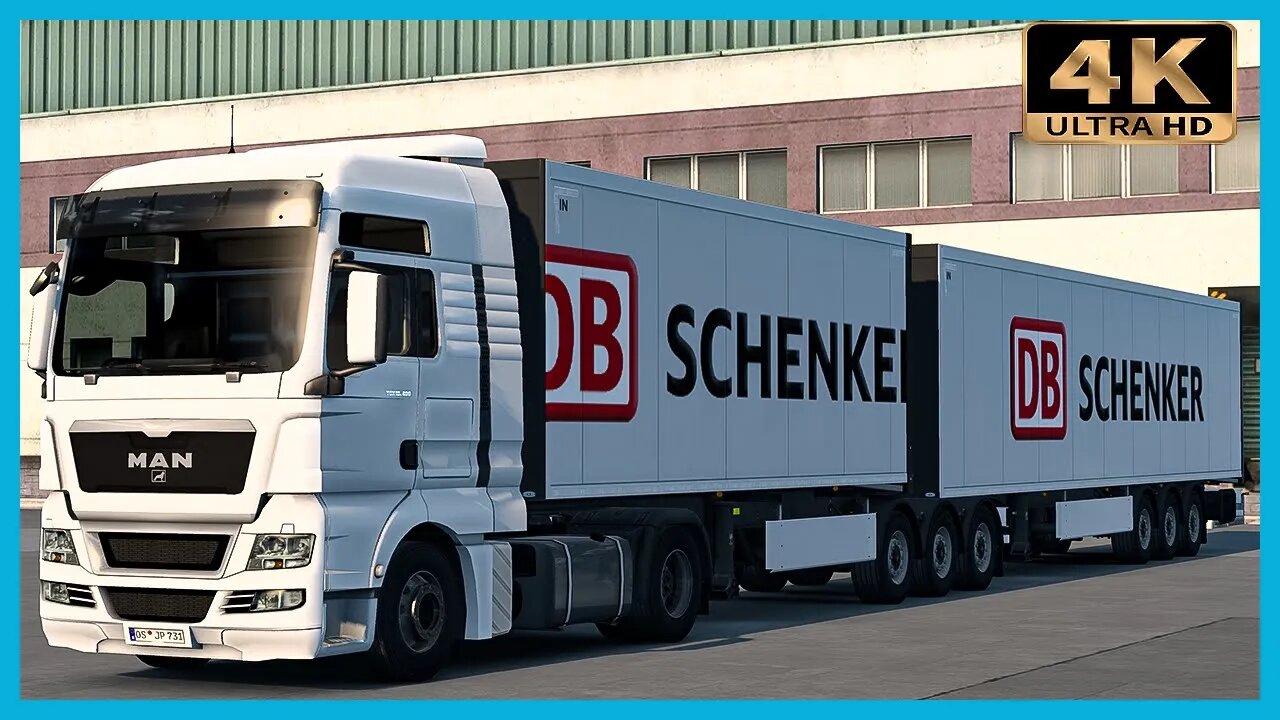 MAN TGX transporting Smoked Fish | Euro Truck Simulator 2 Gameplay "4K"