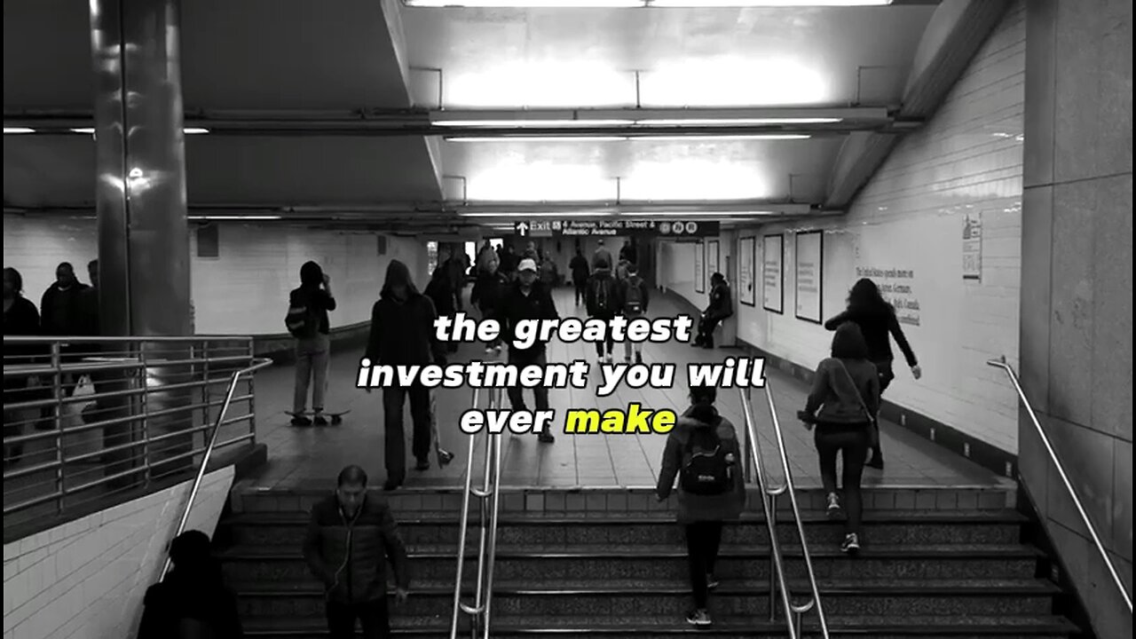 The greatest investment you will ever make