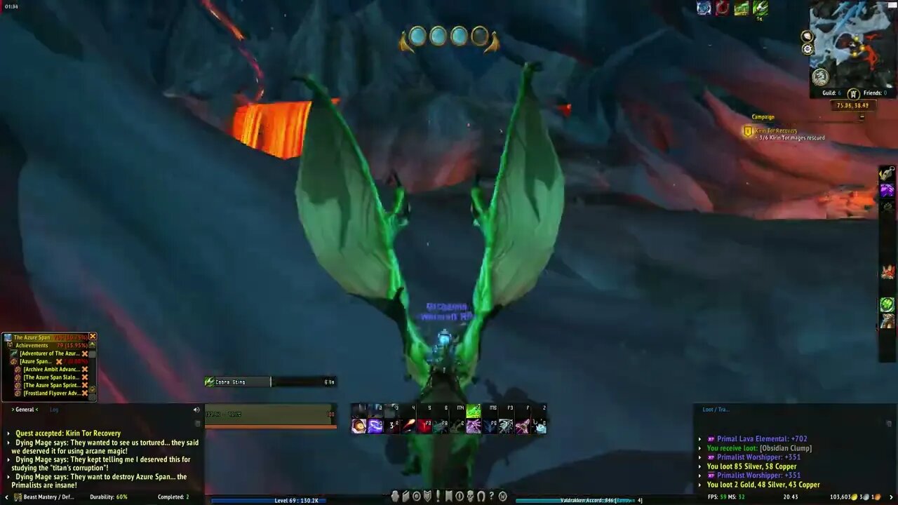 World of Warcraft Dragonflight Kirin Tor Recovery