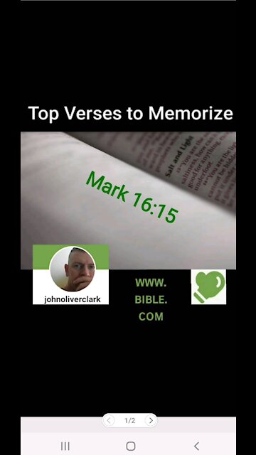 Top Verses To Memorize, Mark 16:15