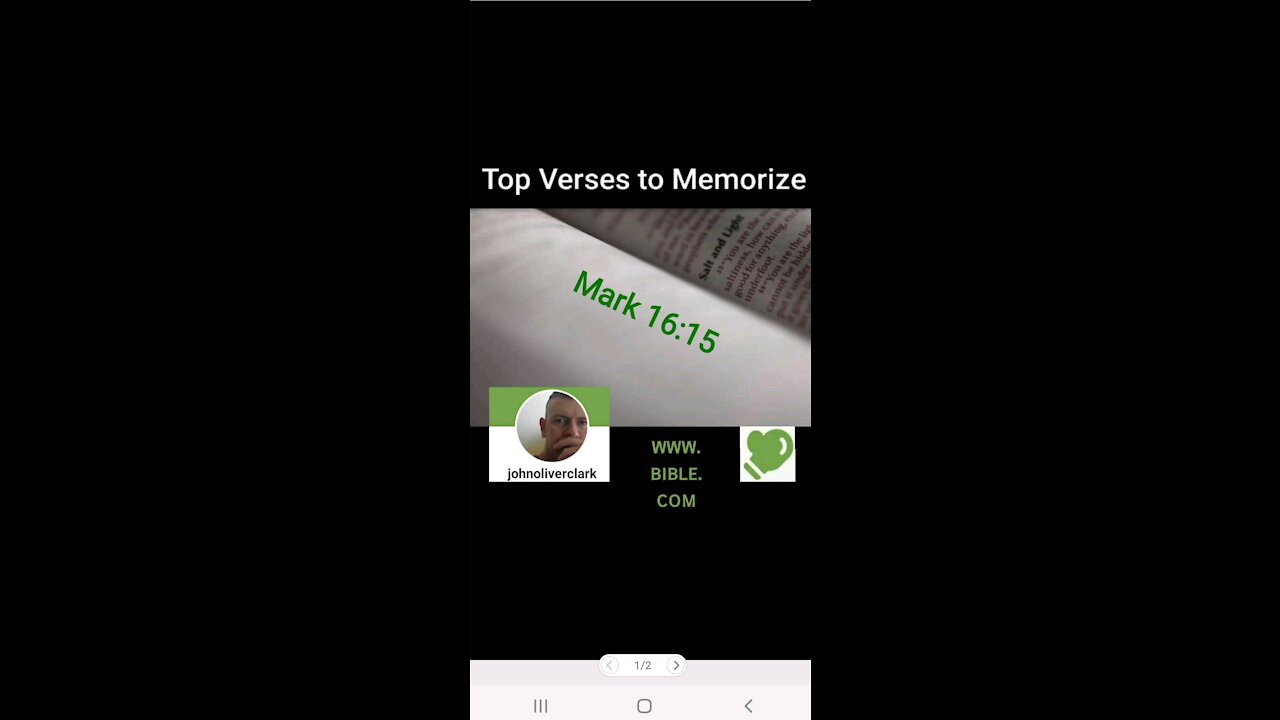 Top Verses To Memorize, Mark 16:15