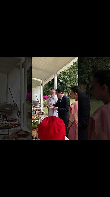 When PM Modi & Japan PM Fumio Kishida had #Golgappa