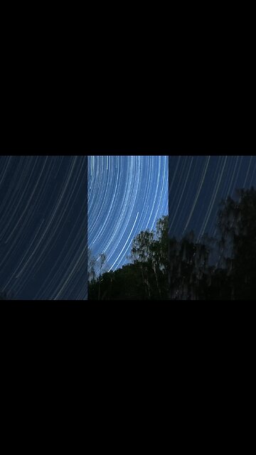 Star Trails Timelapse Night Sky Short