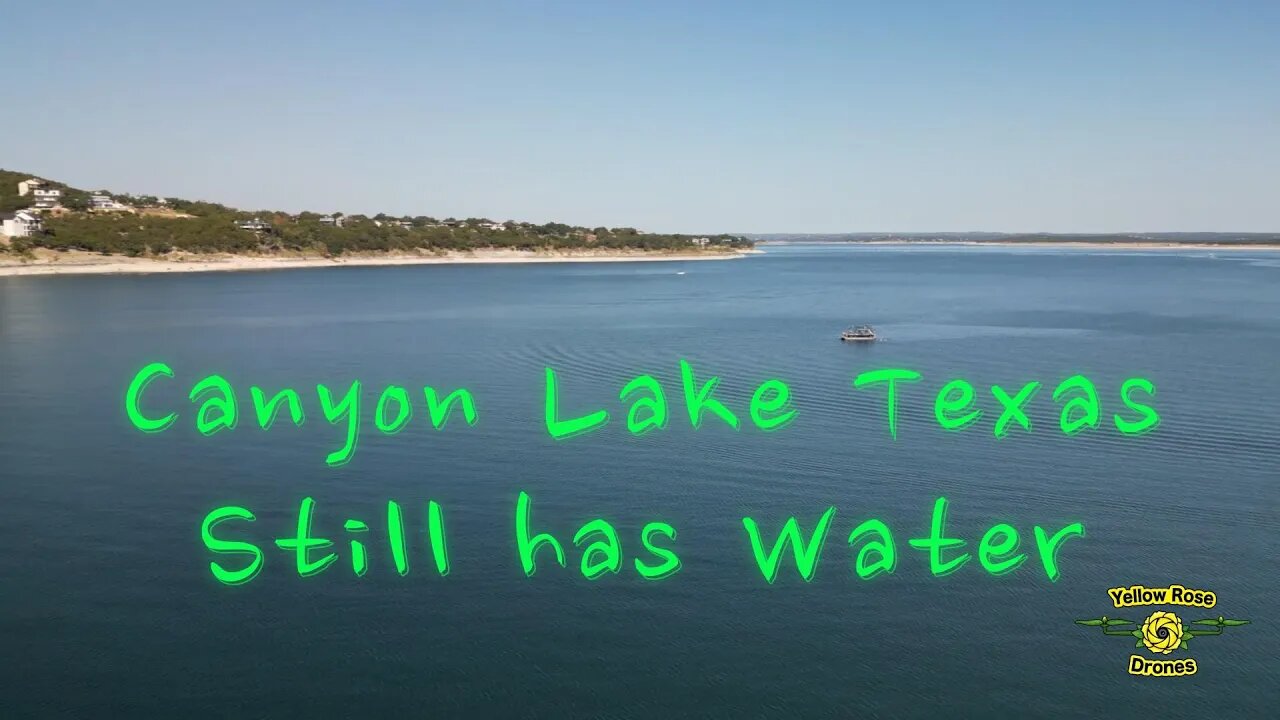 Does Canyon Lake Texas Still Have Any Water Remaining - 09-09-2023 #drought #canyonlake #mini3pro