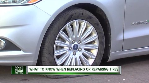 What to know when replacing or repairing tires