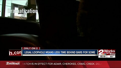 Legal loophole means less time behind bars for some