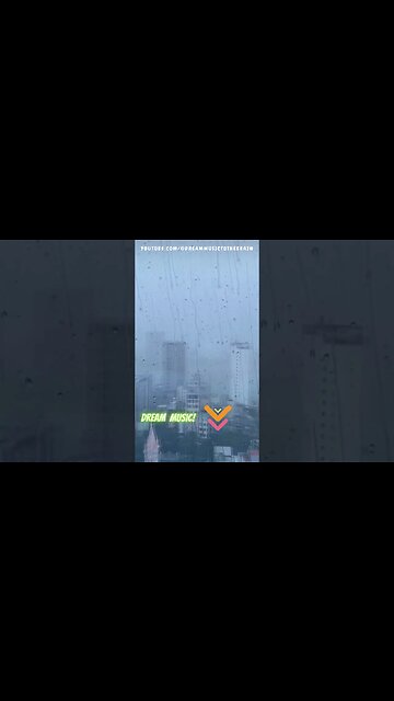 45-second rain flowing on a building #TropicalRain (Music Therapy) #RainNatureSounds #rain