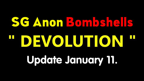 SG Anon Bombshells Jan 11, 2Q24 - BIG EVENT