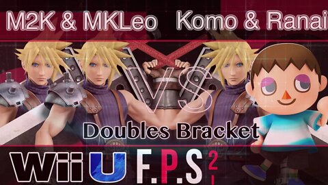 MVG FOX|Mew2King & MVG FOX|MKLeo vs. 2GG|Komorikiri & Ranai - Wii U Doubles Winners Semis - FPS2