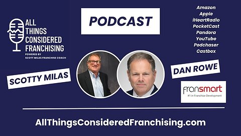 Scotty Milas' All Things Considered Franchising Podcast w/ Dan Rowe - Founder & CEO of Fransmart