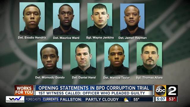 First witness called in Baltimore Police corruption case