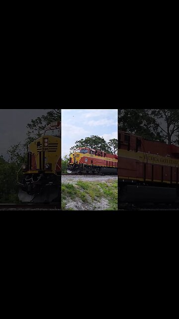 Florida East Coast Railway train 204 Port Orange Florida May 6 2023 #railfanrob #fec204