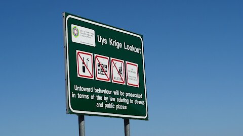 SOUTH AFRICA - Cape Town - Uys Krige Lookout (Video) (uZu)