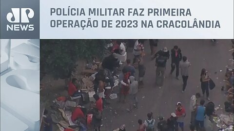 Operação da PM na Cracolândia tem bombas de efeito moral em São Paulo