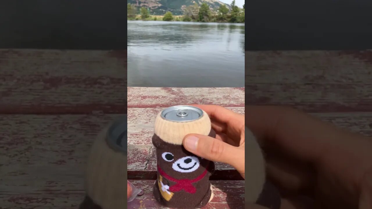 Cheat day, ice cold beverage, organic cherries with a beautiful view and cheat meal layer