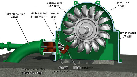 Darmowa energia / wolna energia / off grid / hydro energia / turbina peltona