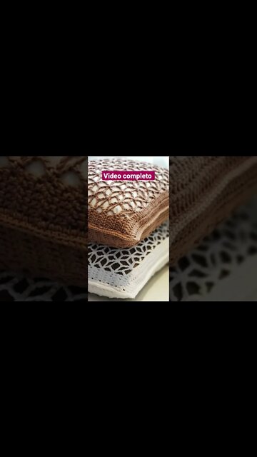 Capa para almofada com ponto estrela | Vídeo completo 👇🏼 no link abaixo