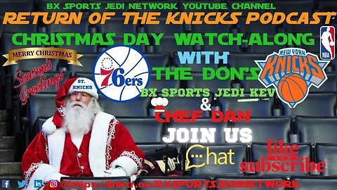 🏀 CHRISTMAS DAY KNICKS VS Philadelphia 76ers LIVE🍿WATCH-ALONG KNICK Follow Party