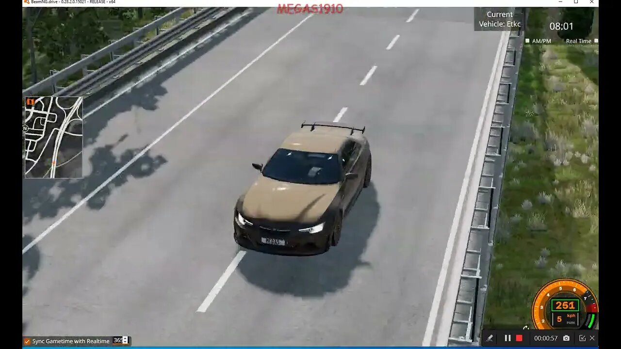 BeamNG, ETK em Auto-estrada