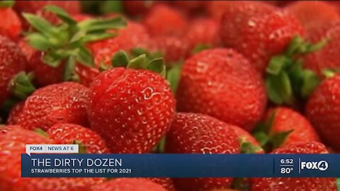 2021 Dirty Dozen: produce with highest pesticide residue