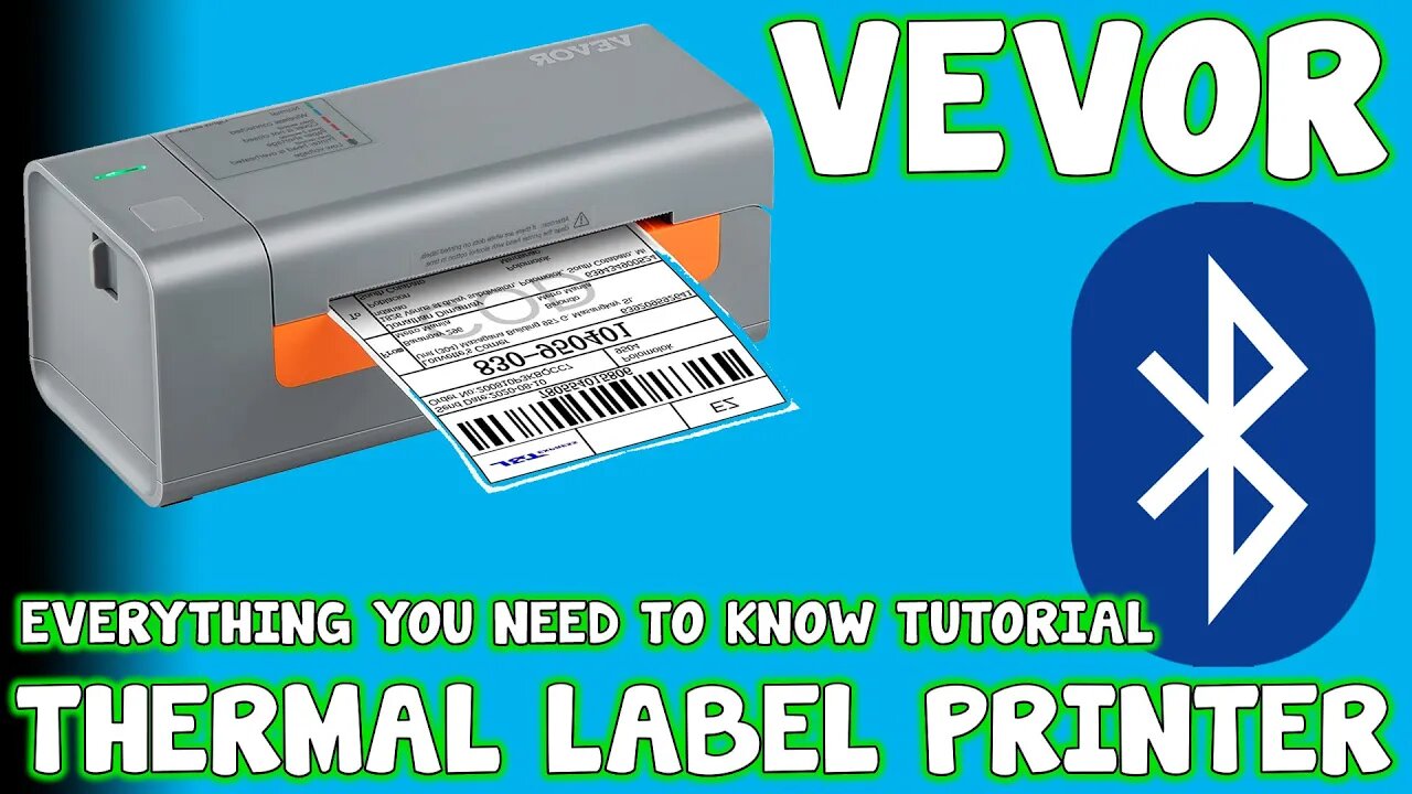 VEVOR Thermal Label Printer Unboxing | Setup | App | Everything You Need To Know