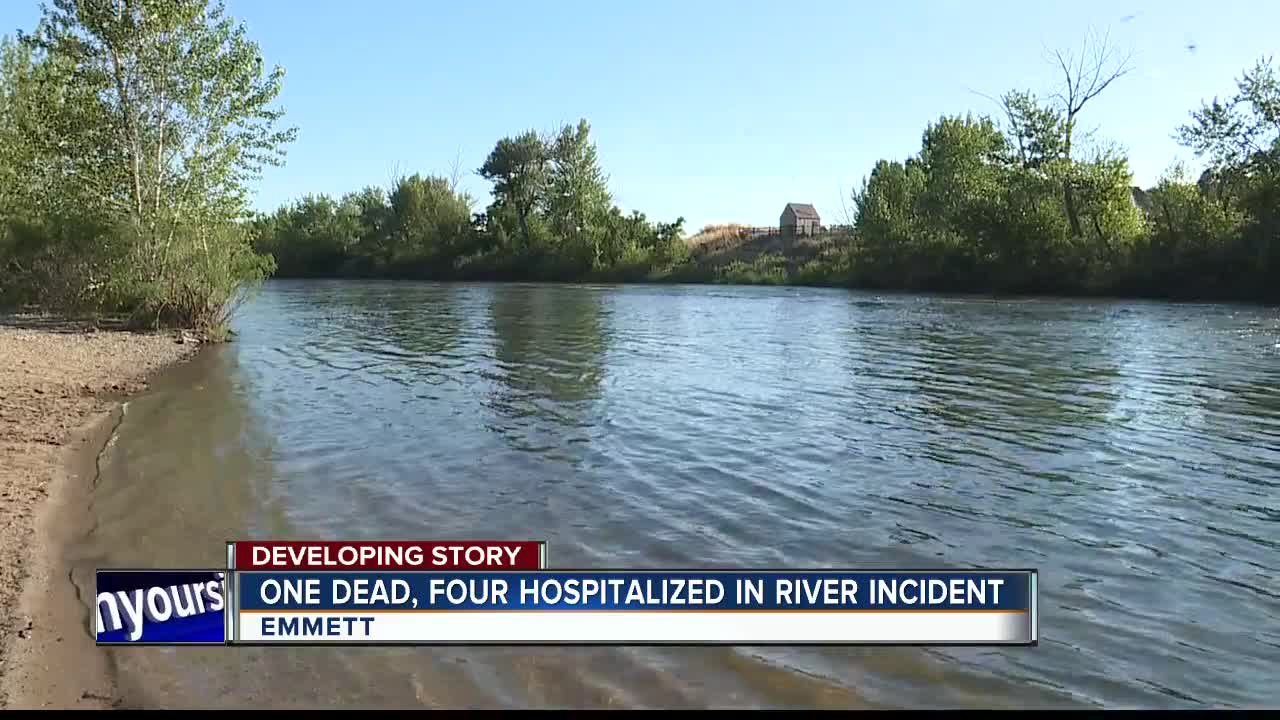 One person dead, four injured after accident on Payette River in Emmett