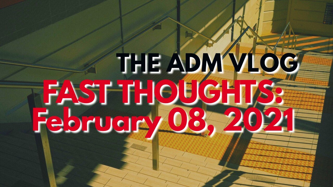 FAST THOUGHTS: Lockdowns for some...open for business for others -- what's up, kimosabe..?