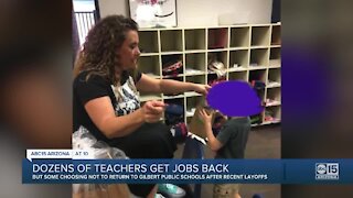 Dozens of Valley teachers get jobs back