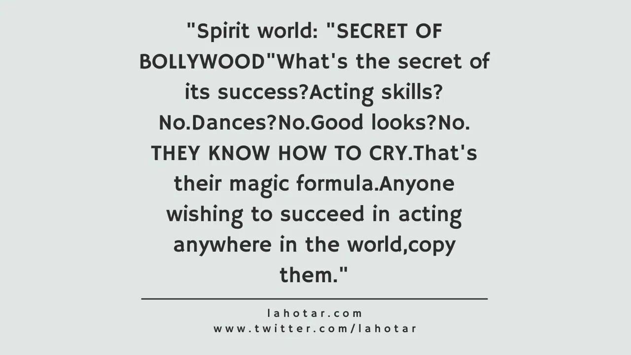 Lahotar Quote - 20 September 2023