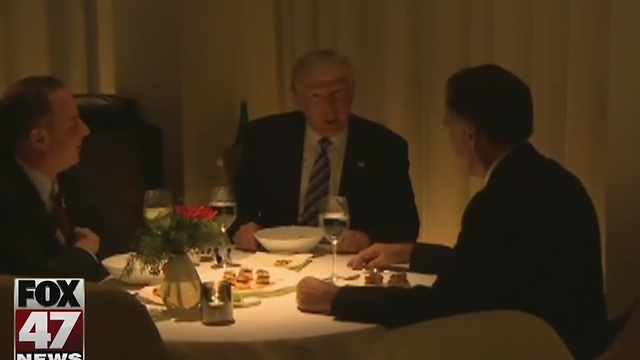 Trump dines with ex-rival Romney