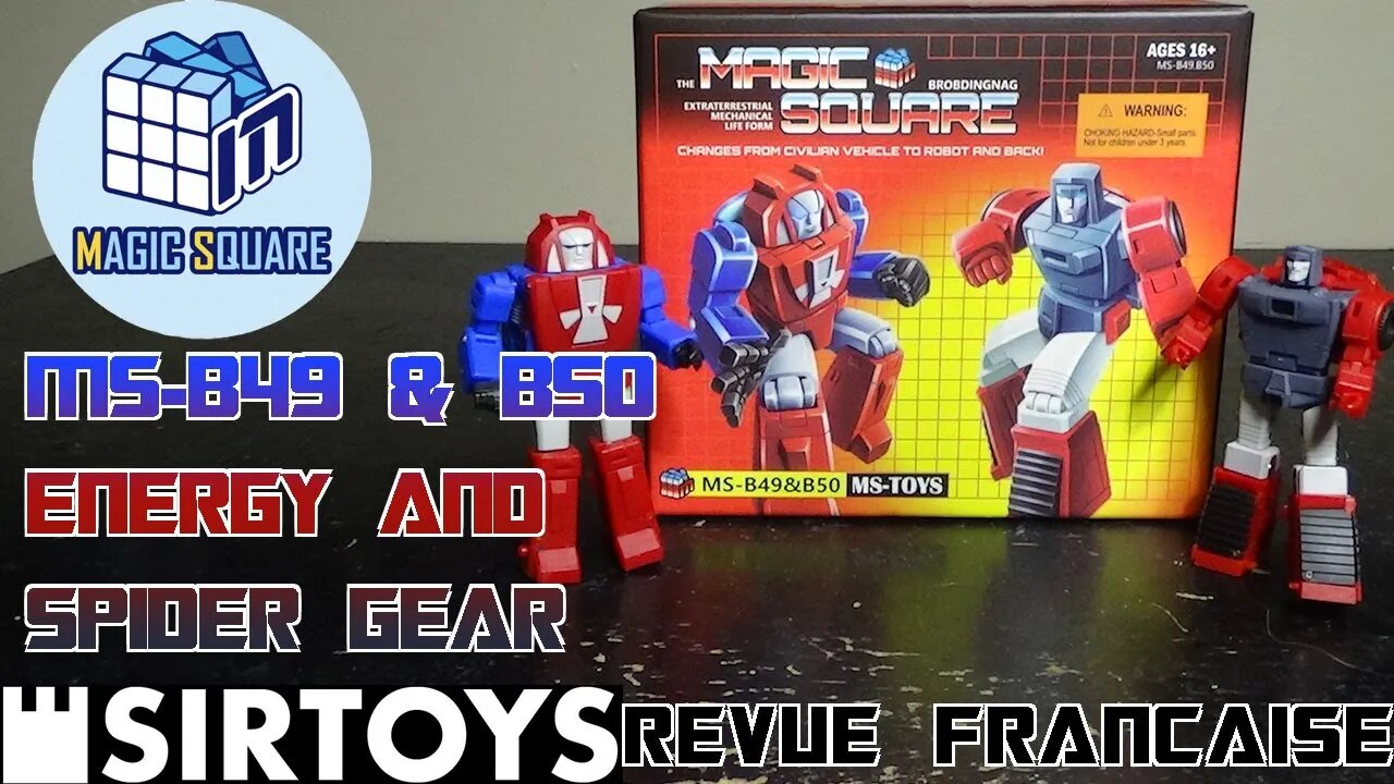 [Francais] Revue Video de Magic Square - MS-B49 & B50 - Energy and Spider Gear