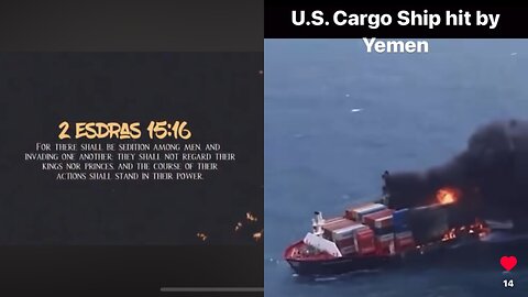 US cargo ship hit by YEMEM / CIVIL WAR