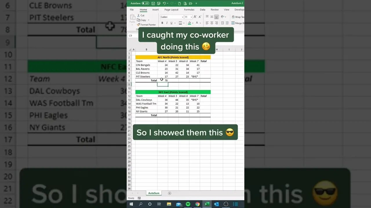 I caught my employee doing in Excel tips and tricks for office #excel #exceltutorial #MfrQuotes