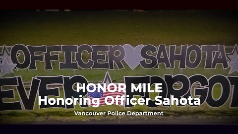 Honor Mile for Officer Sahota