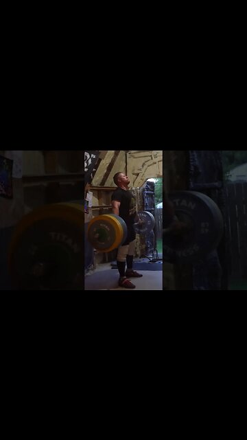 200 kg / 440 lb - Snatch Grip Deadlift - Weightlifting Training