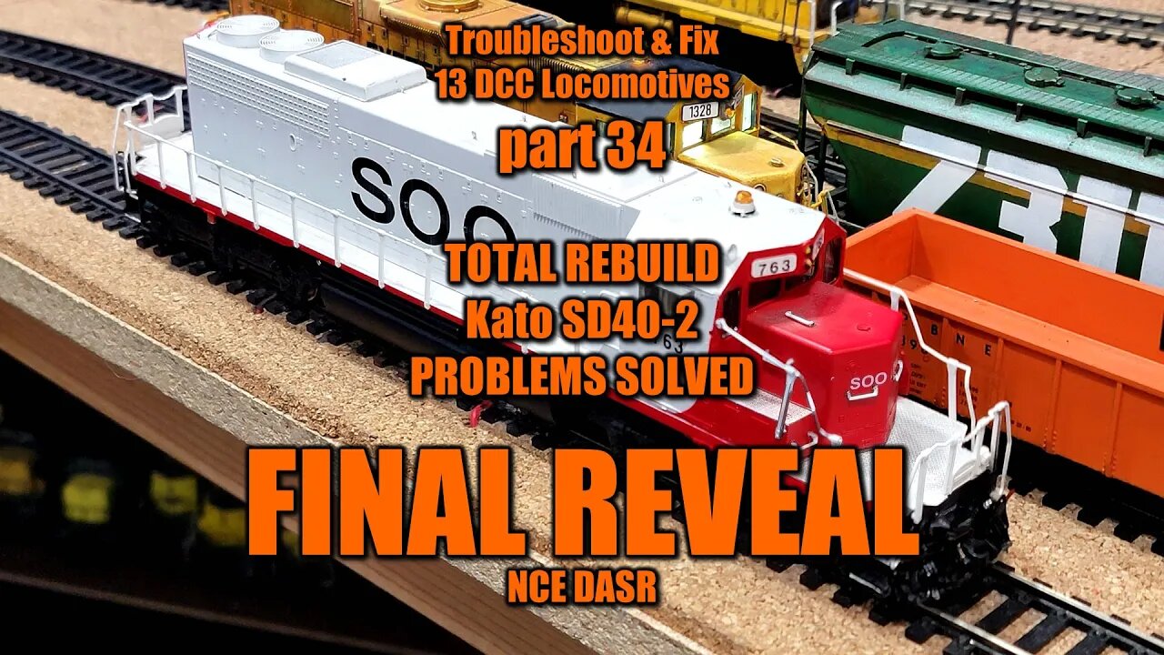 13 Part 34 Kato SD40-2 FINAL REVEAL