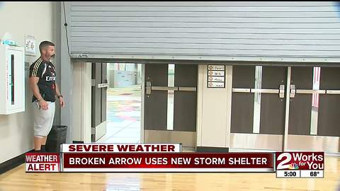 Broken Arrow uses new storm shelter