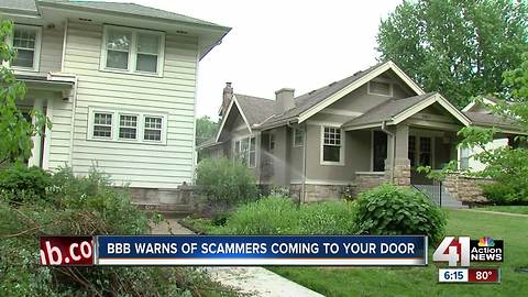 BBB warns of scammers coming to your door