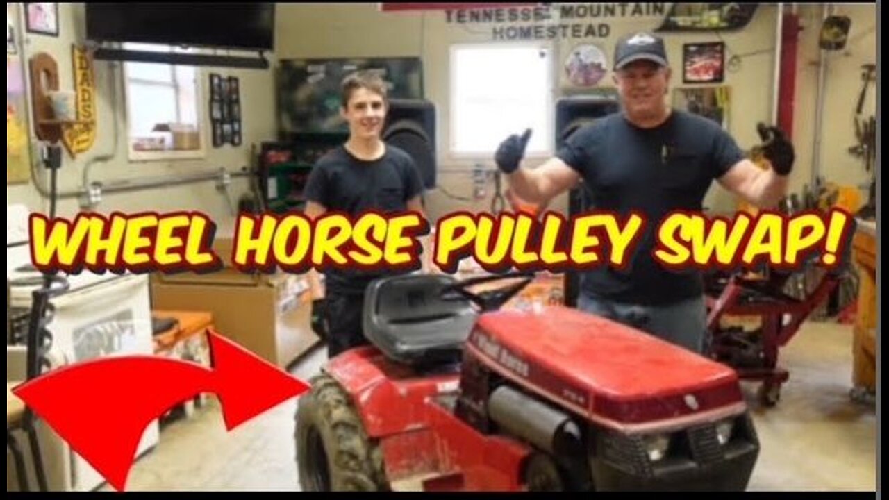 Wheel Horse Pulley Swap/ Steffen’s Mud Mower Build Part 5!