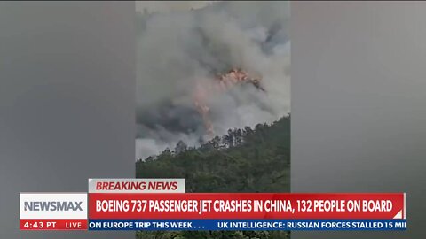 Boeing 737 crashes in southern China with 132 aboard